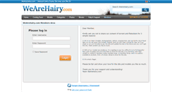Desktop Screenshot of members.wearehairy.com